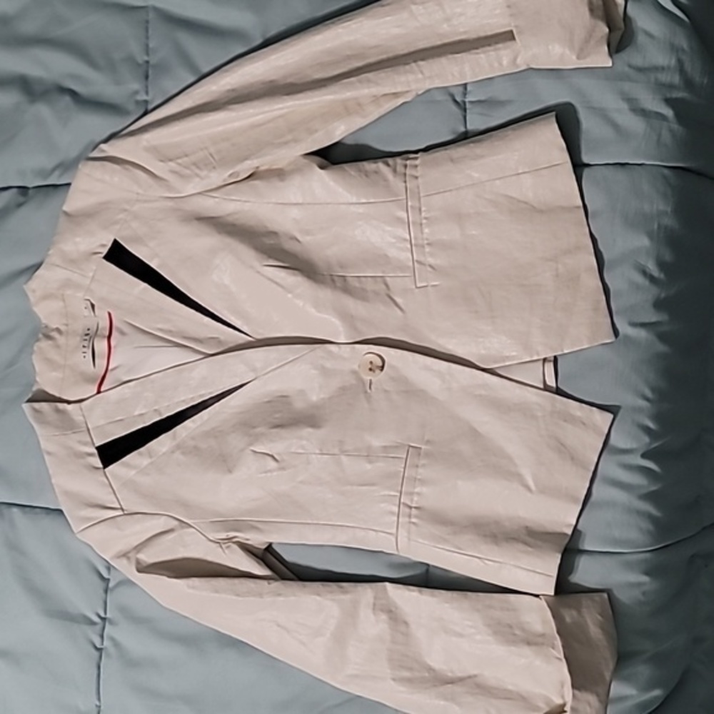 IRIS Setlakwe‎ Faux Leather Blazer/Jacket Women's 4 Great Condition